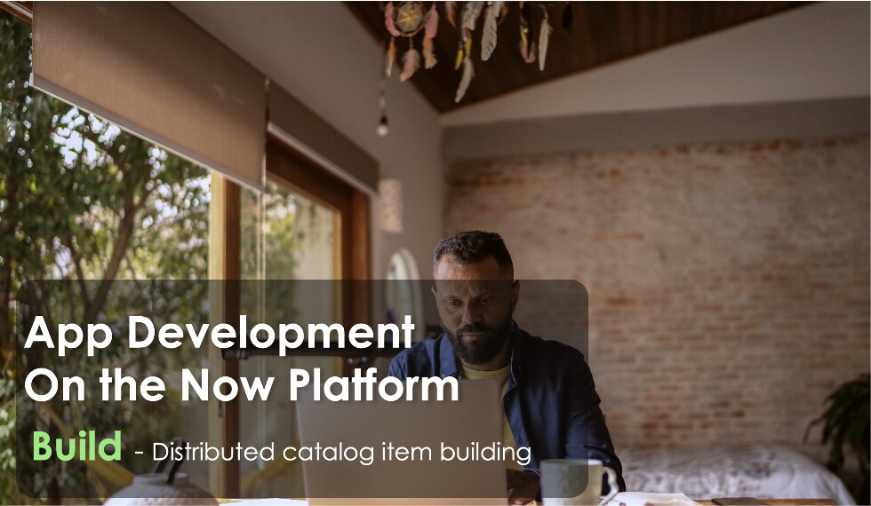 Distributed catalog item building image